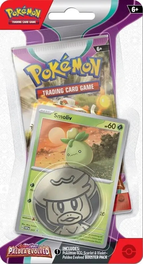 Paldea Evolved Checklane Blister (Smoliv or Growlithe)
