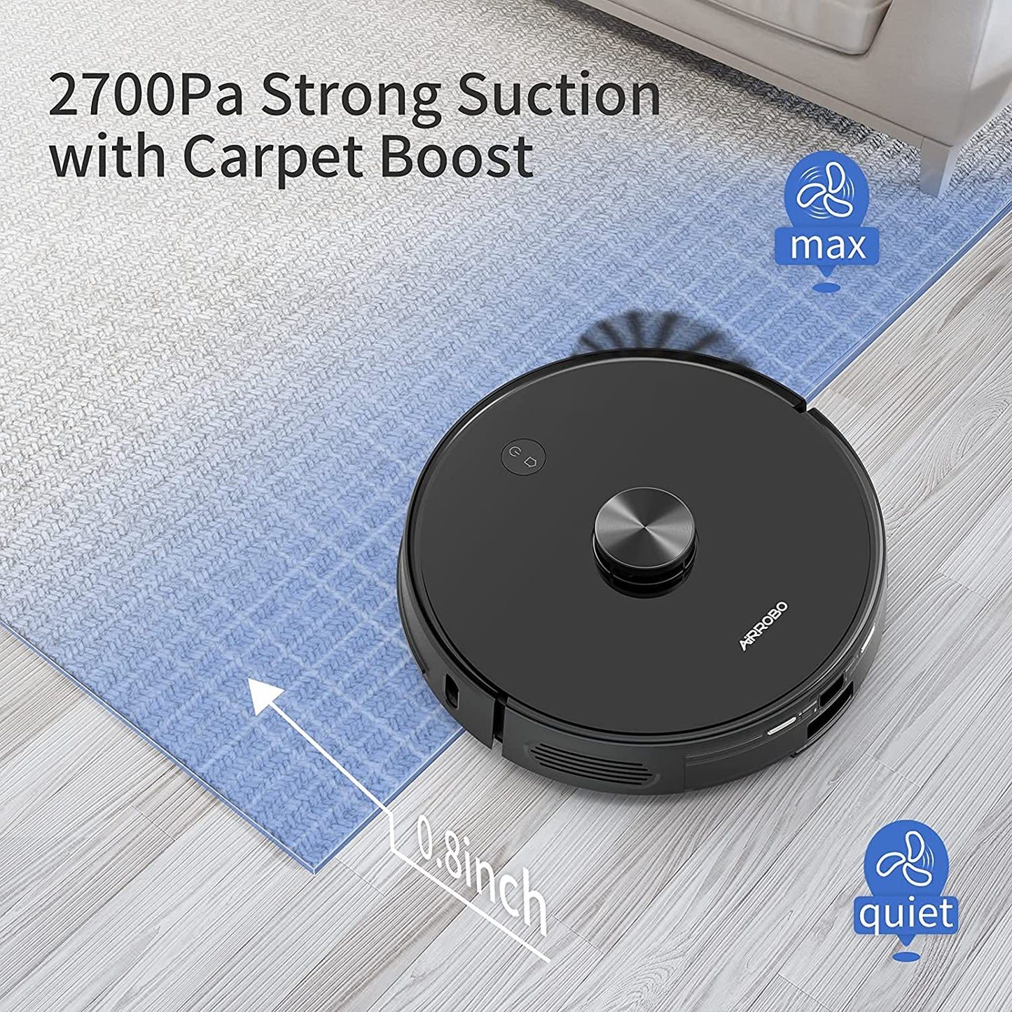 Airrobo Q20+ Robot Vacuum and Mop Self-empty, Smart Technology