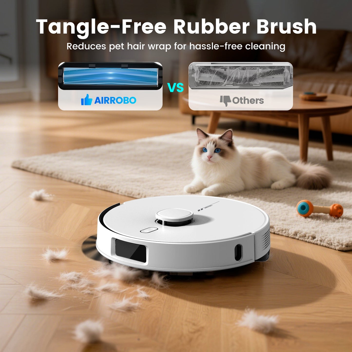 AIRROBO L60+ Smart LDS Laser Navigation Robot Vacuum