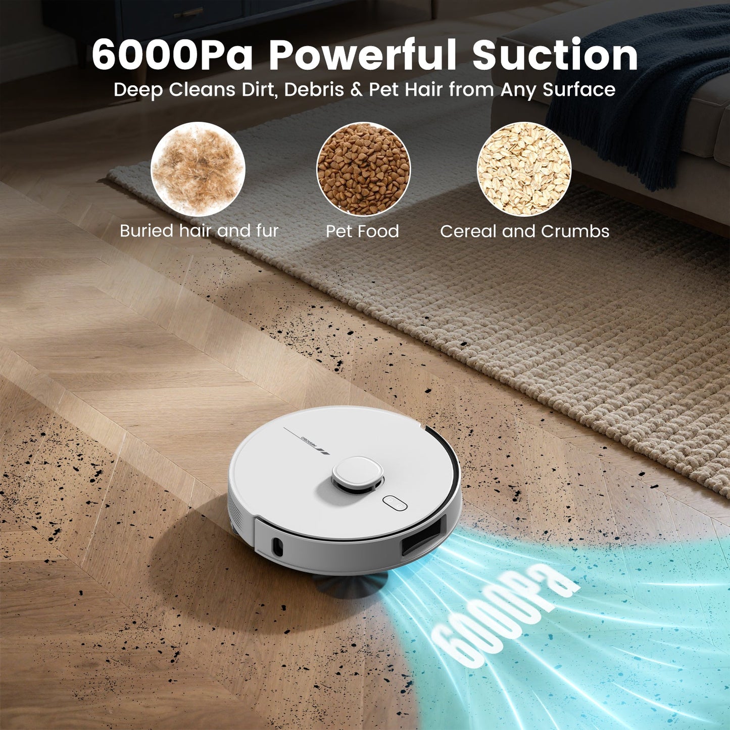 AIRROBO L60+ Smart LDS Laser Navigation Robot Vacuum