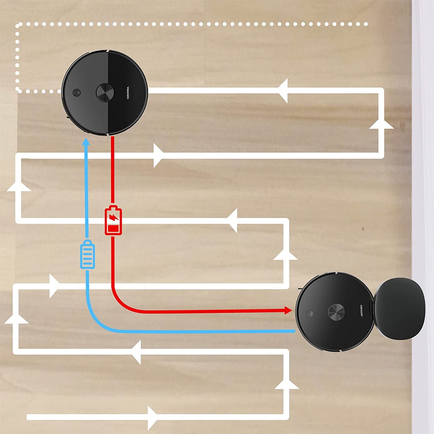 Airrobo Q20+ Robot Vacuum and Mop Self-empty, Smart Technology