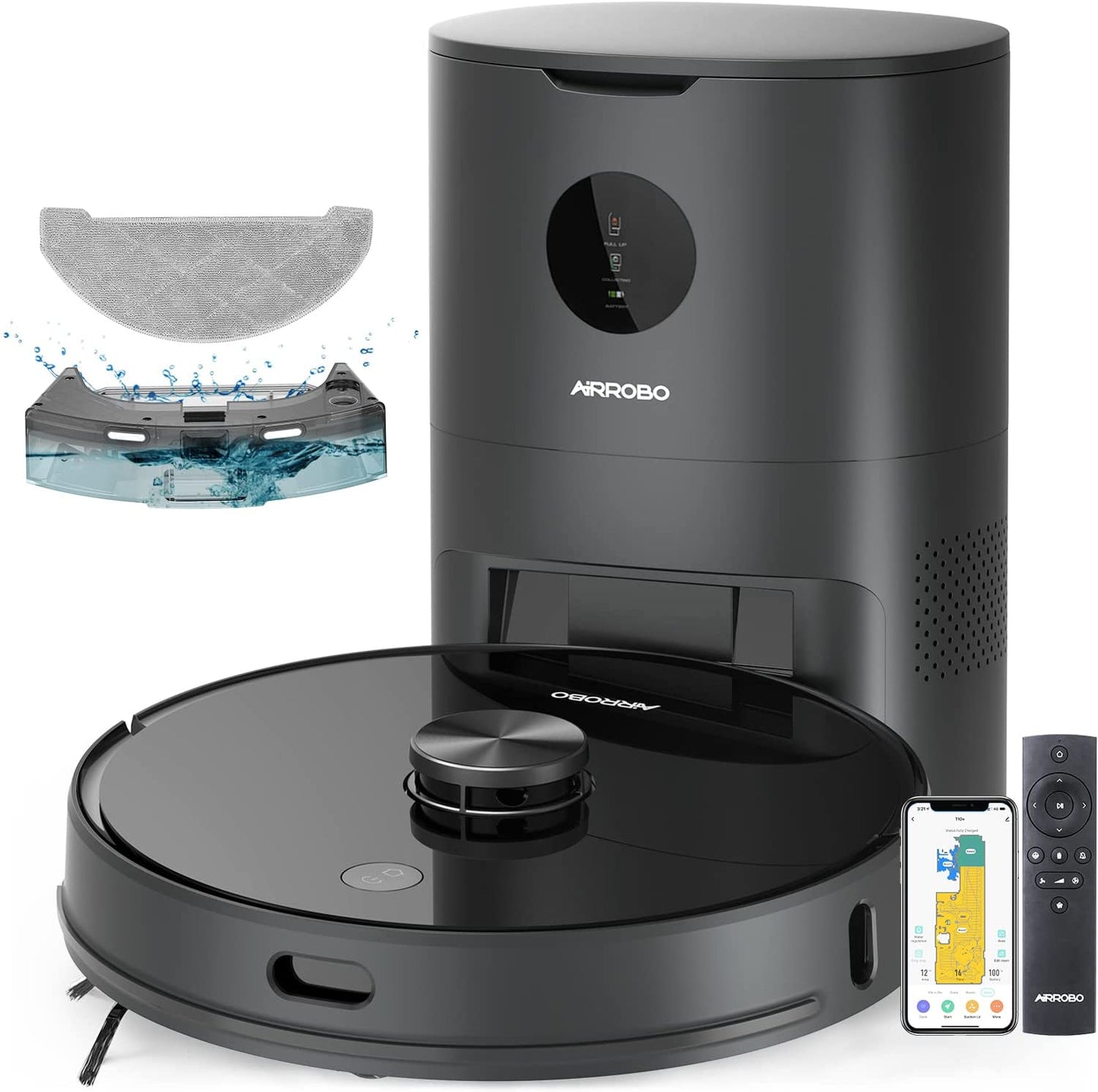 Airrobo Q20+ Robot Vacuum and Mop Self-empty, Smart Technology