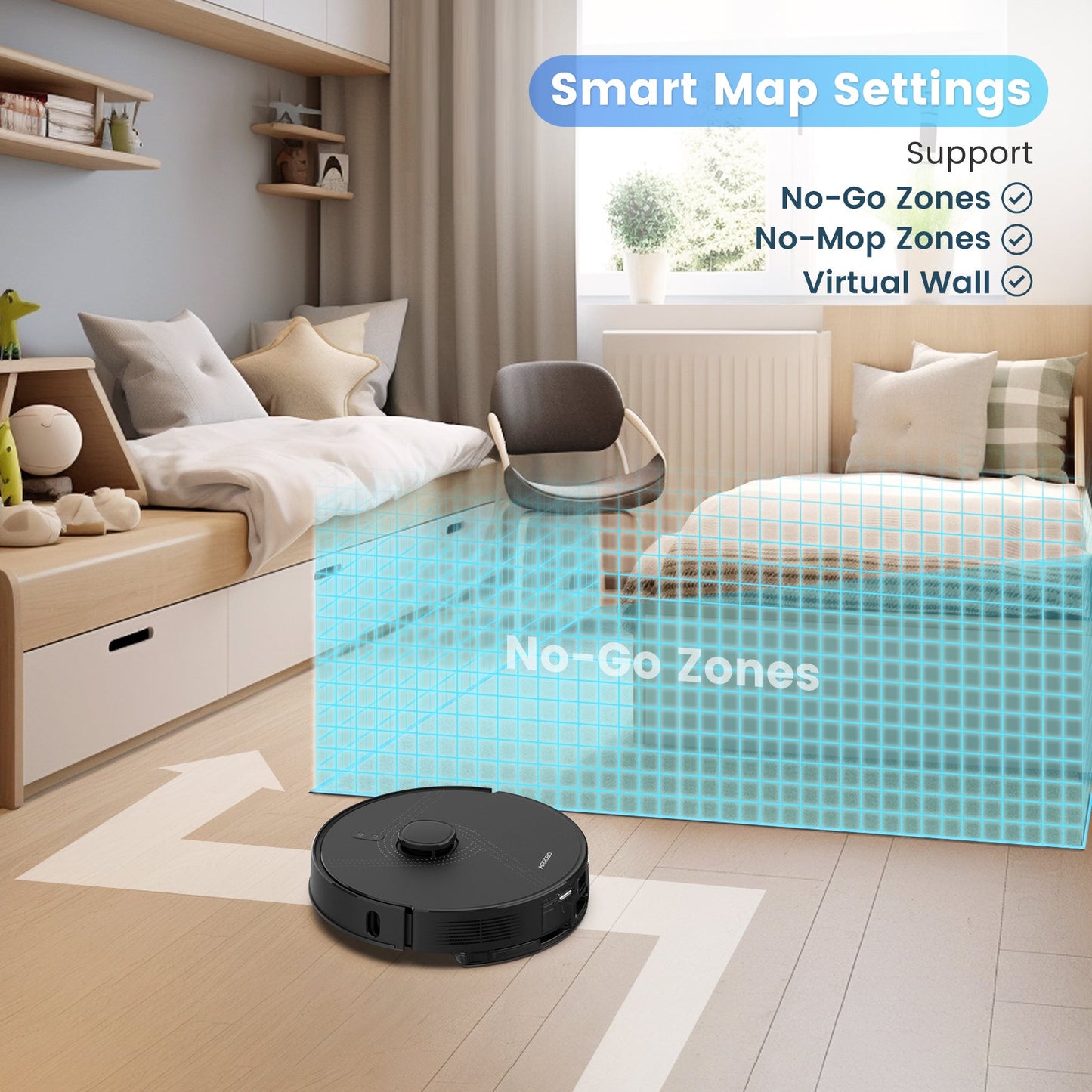 AIRROBO L40+ Robot Vacuum and Mop Combo