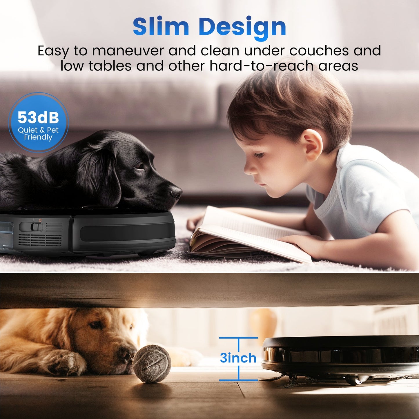 AIRROBO G60 | 3 in 1 Robot Vacuum and Mop Combo