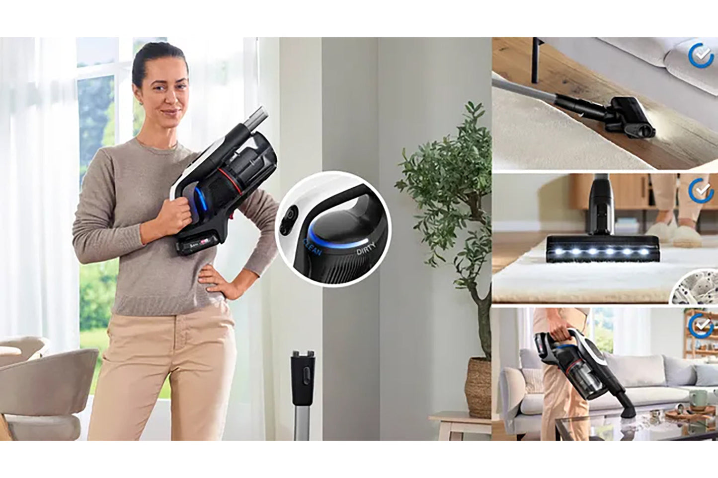 Bosch Unlimited 9 Cordless Vacuum Cleaner | BB931WGB | White