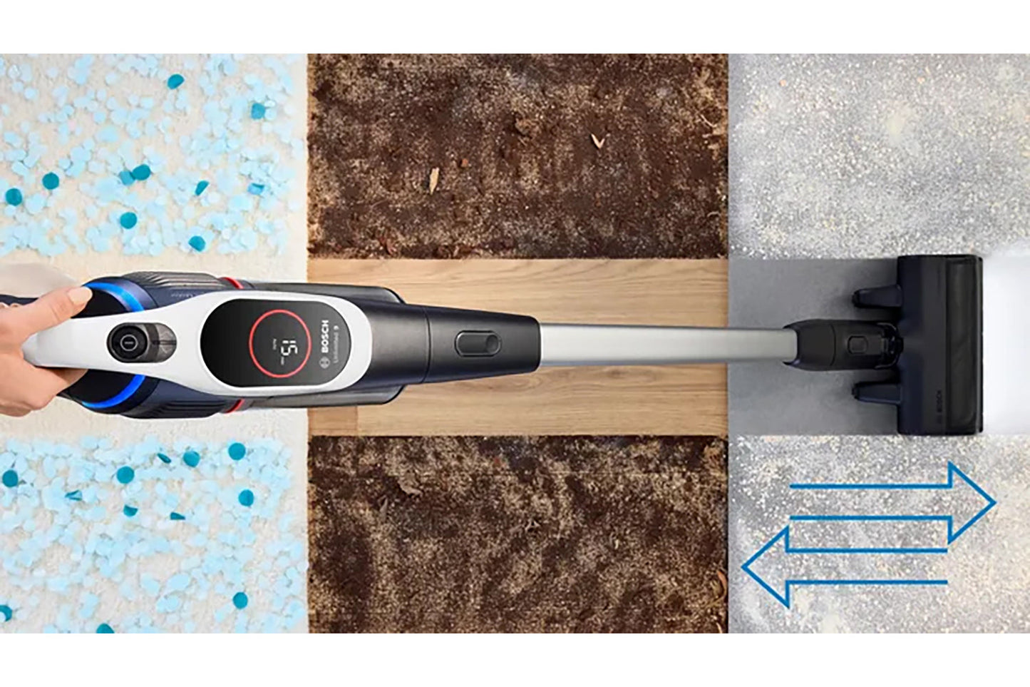 Bosch Unlimited 9 Cordless Vacuum Cleaner | BB931WGB | White