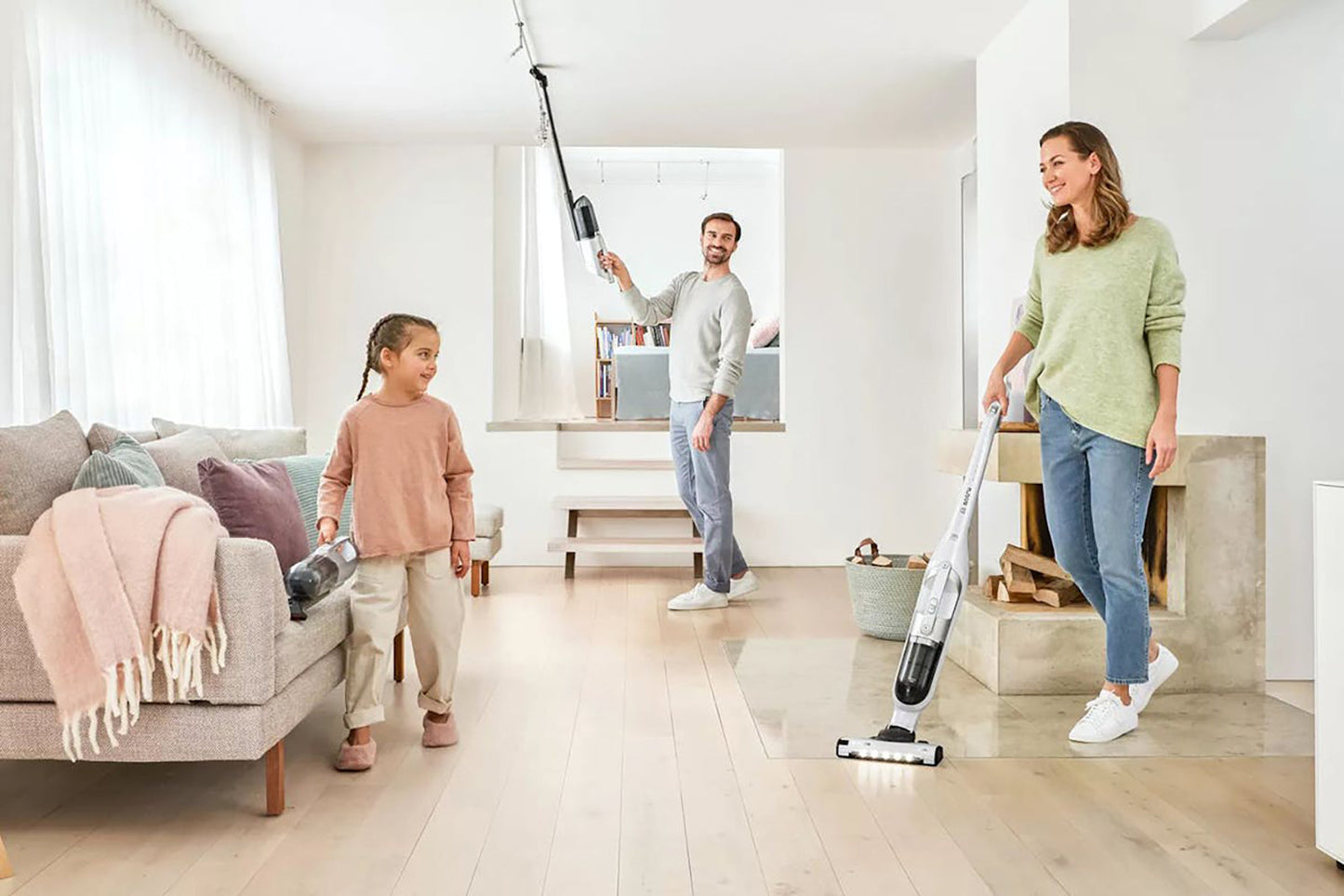 Bosch Serie 4 Flexxo Gen2 28Vmax Rechargeable vacuum cleaner | BBH3280GB | White