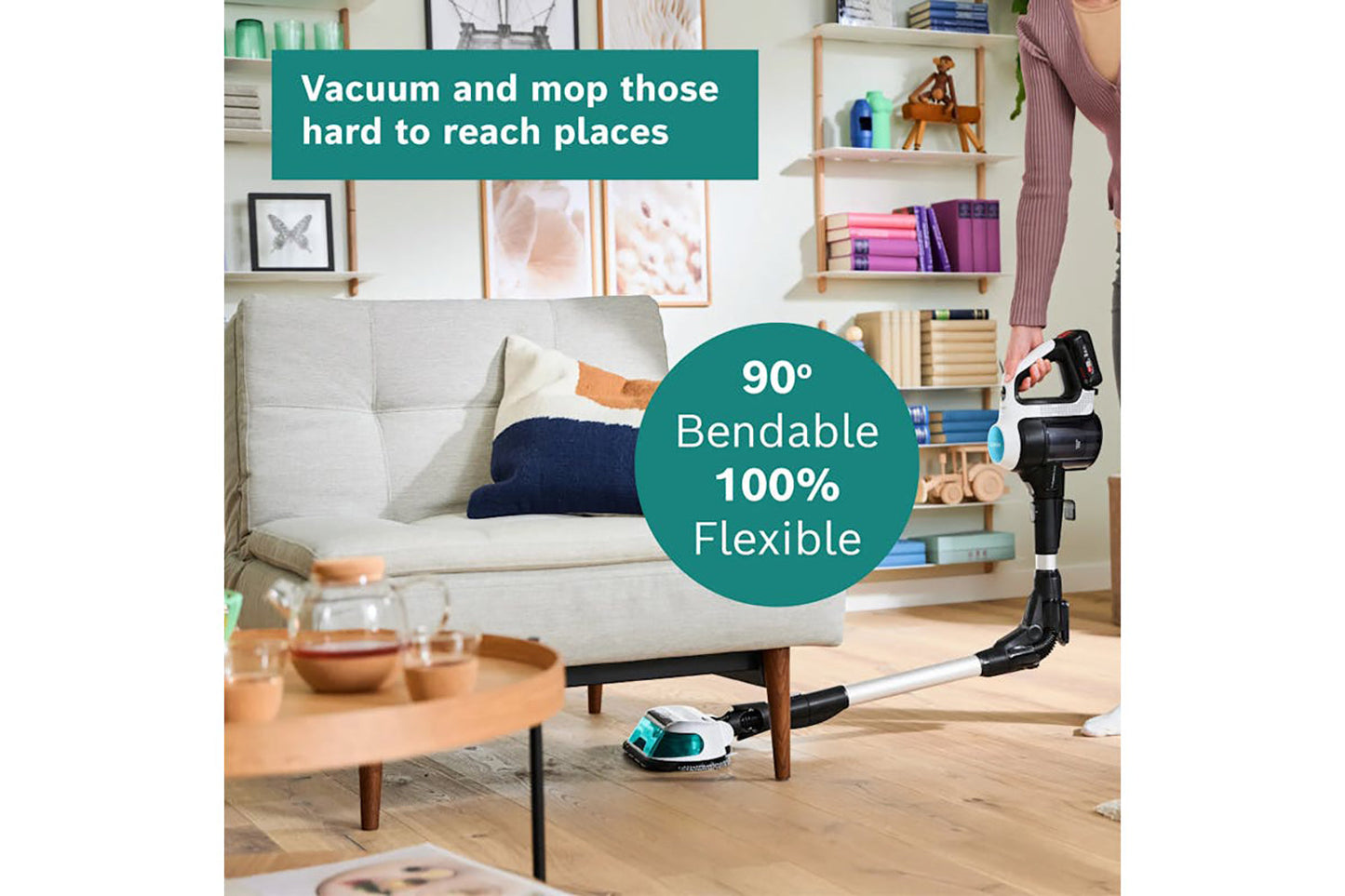 Bosch Cordless Handstick Vacuum Cleaner | White