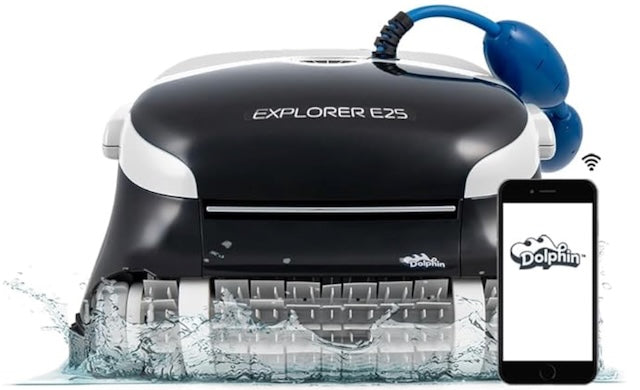 Dolphin Explorer E25 Wi-Fi Robotic Pool Vacuum Cleaner (2025 model)-NEW