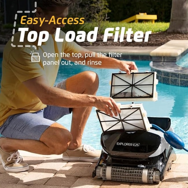 Dolphin Explorer E25 Wi-Fi Robotic Pool Vacuum Cleaner (2025 model)-NEW