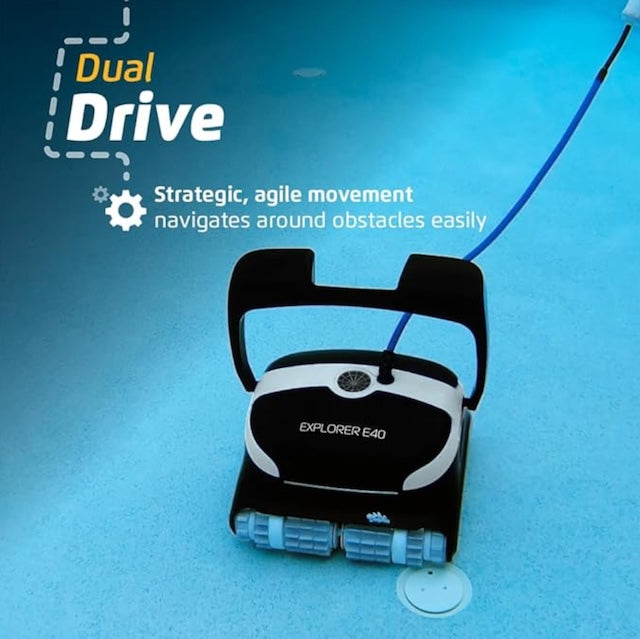 Dolphin Explorer E40 Wi-Fi Robotic Pool Vacuum Cleaner -NEW