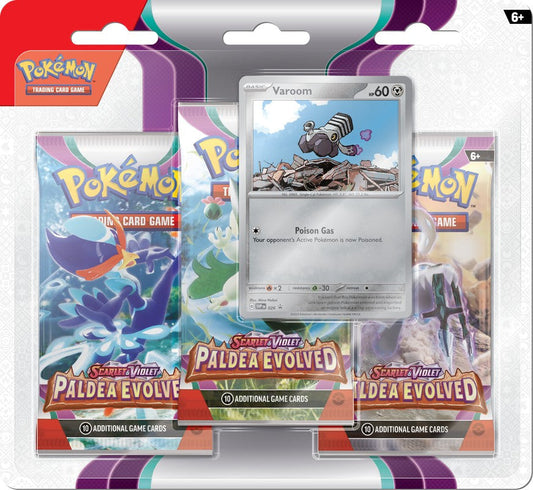 Paldea Evolved 3 Pack Blister (Varoom)