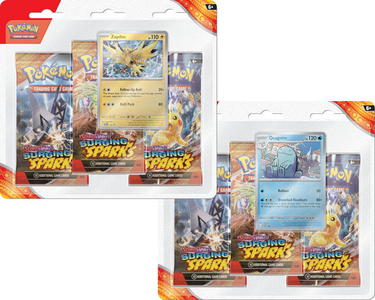 Surging Sparks 3 Pack Blister