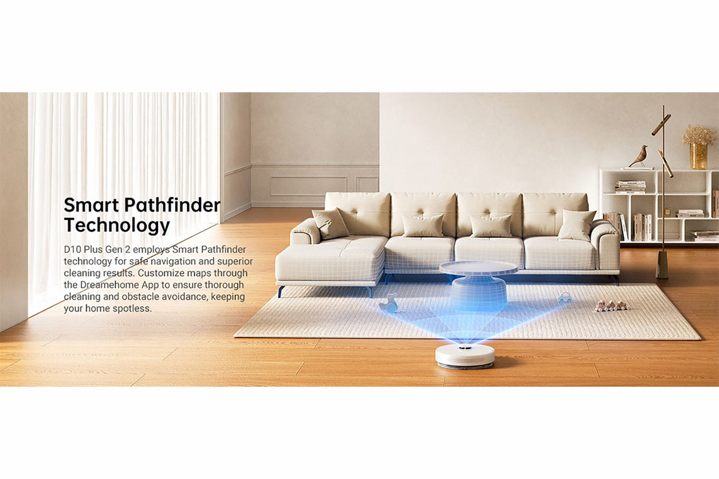 Dreame D10 Plus Gen 2 Robot Vacuum Cleaner | RLD32GD
