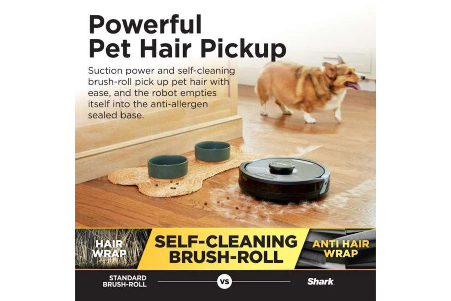 Shark Matrix Plus 2-in-1 Robot Vacuum & Mop | RV2620WDUK | Black/Silver