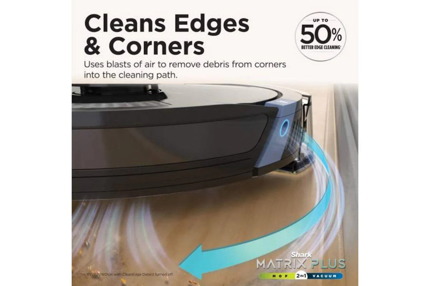 Shark Matrix Plus 2-in-1 Robot Vacuum & Mop | RV2620WDUK | Black/Silver