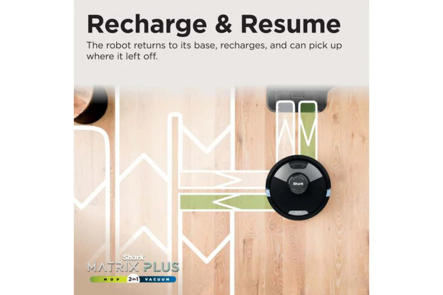 Shark Matrix Plus 2-in-1 Robot Vacuum & Mop | RV2620WDUK | Black/Silver