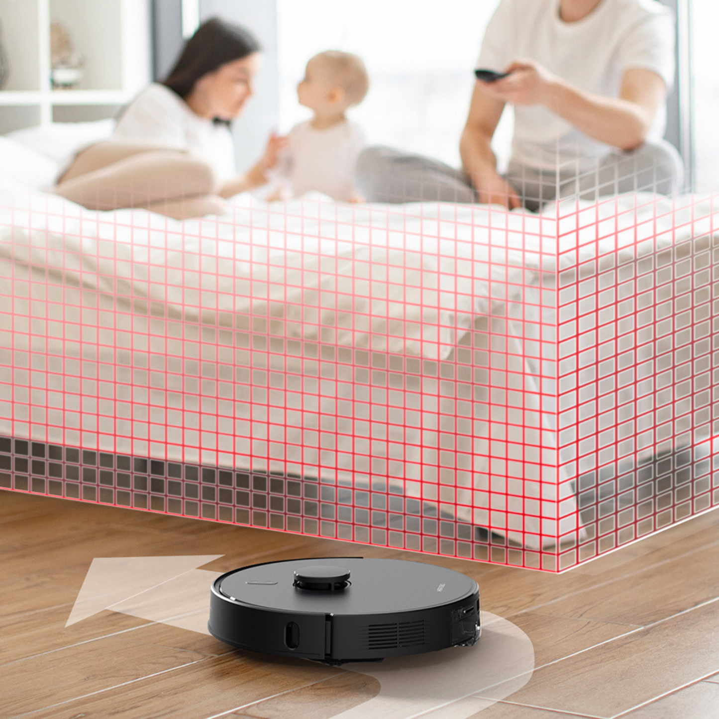 Pre-Owned AIRROBO T20+ Robot Vacuum and Mop Self-Emptying 180Min Runtime, 60 Days Hands Free