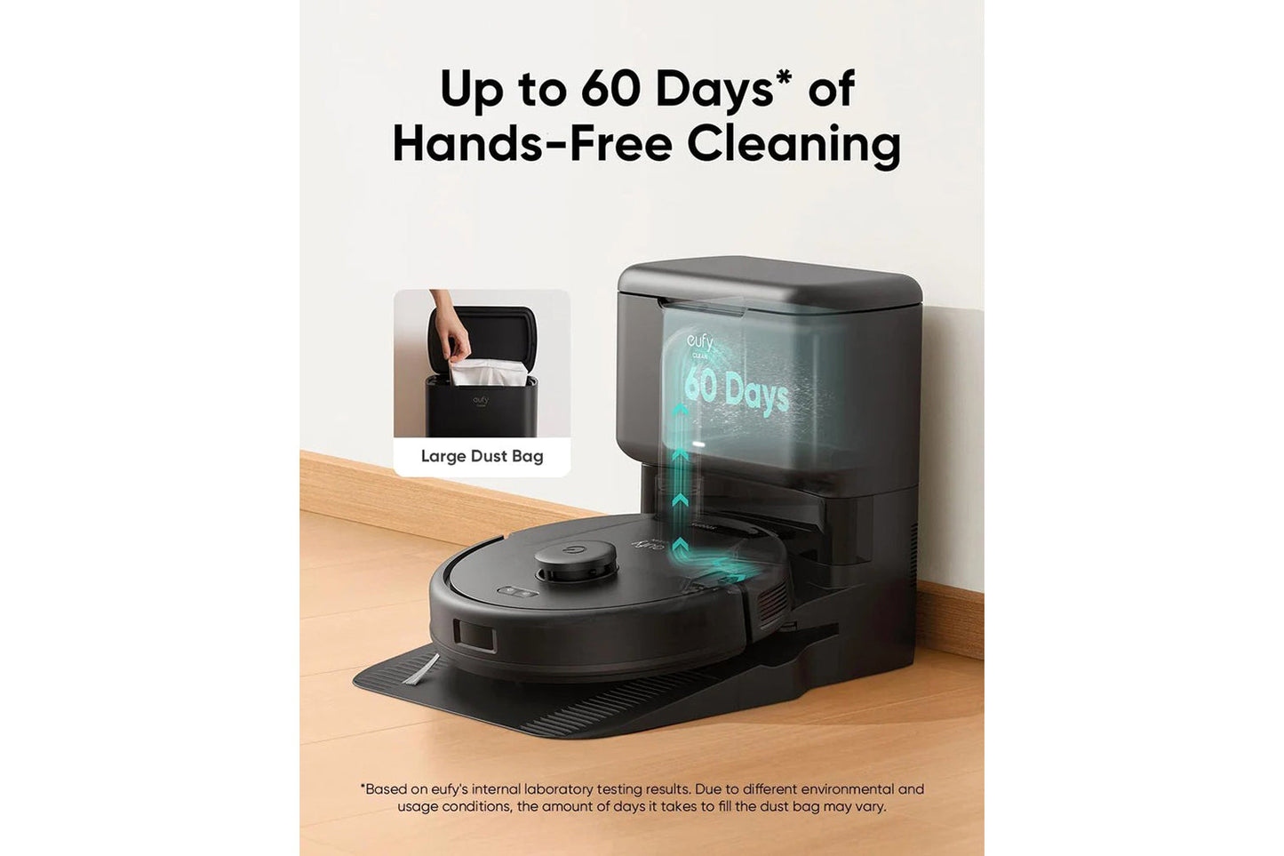 Eufy L60 Hybrid Robot Vacuum with Self Empty Station | T2278V11