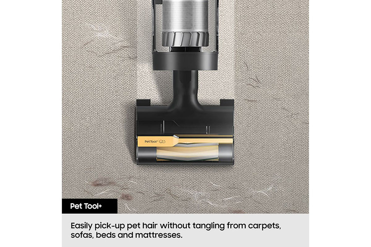 Samsung JetTM 95 Pro Cordless Stick Vacuum Cleaner, Max 210 W Suction Power With Spray Spinning Sweeper | VS20C9547TB/EU