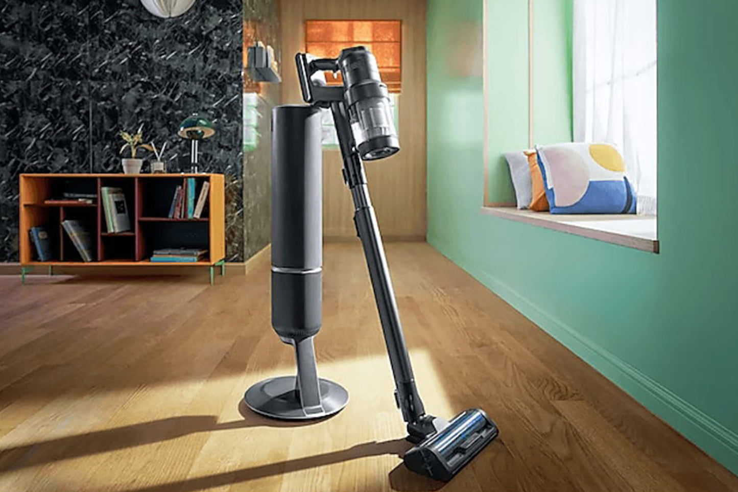 Samsung Bespoke Jet AI 280W Cordless Stick Vacuum Cleaner with All in One Clean Station| VS28C9784QK/EU